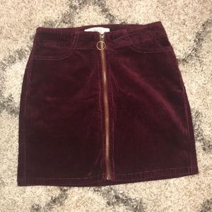 Wore Twice velvet with a zipper